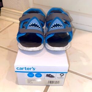 Carters Toddler boys Velcro sandals, size 9T